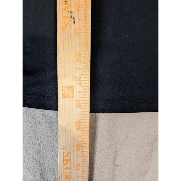 Athleta Printed Superlux Half-Zip Long Sleeve Top BLACK Size L - Picture 7 of 8